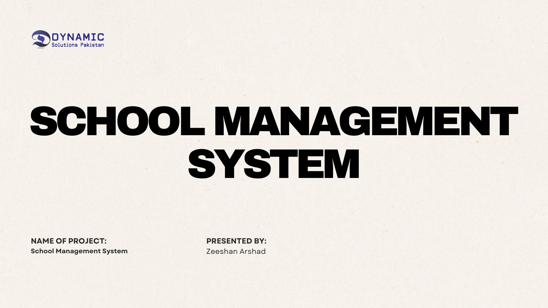 School Management System